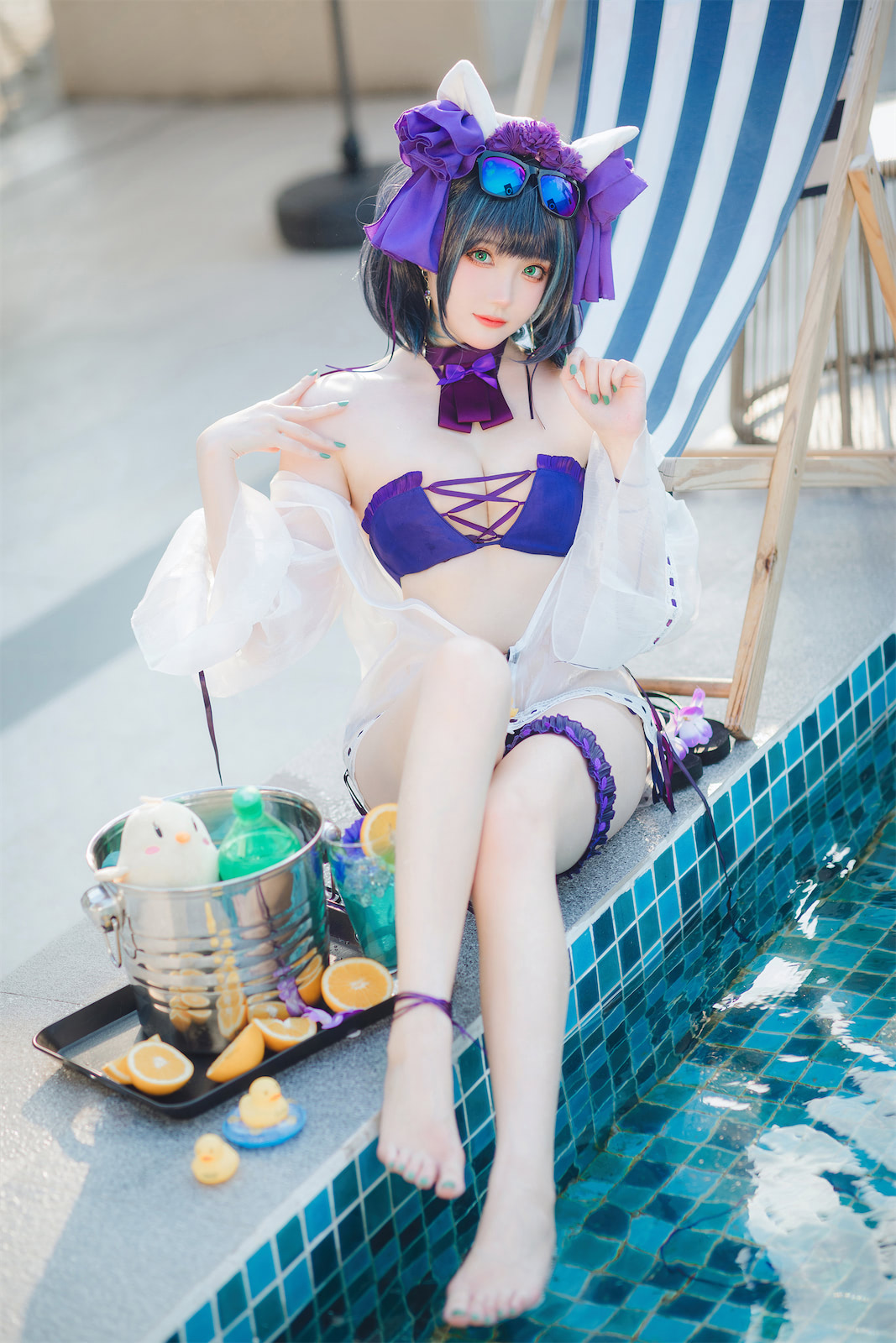 瓜希酱 泳装Cosplay写真套图合集下载 瓜希酱 泳装Cosplay写真套图合集下载