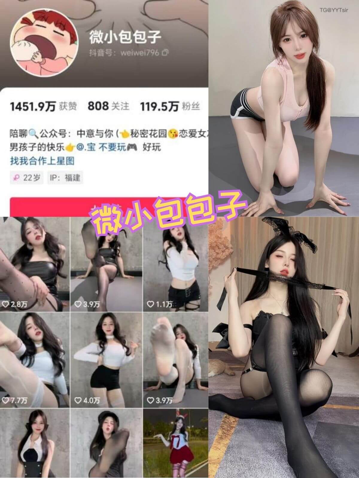 微小包包子 渔网白丝萝莉控写真图包下载
