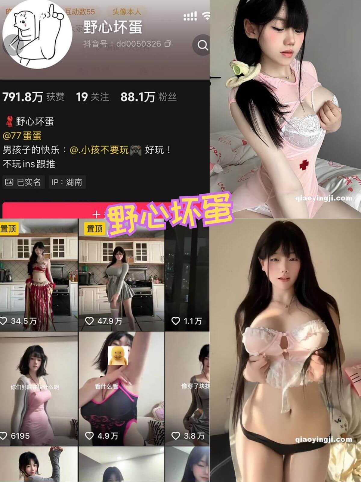 野心坏蛋 泳装巨乳美女写真资源及视频全集下载