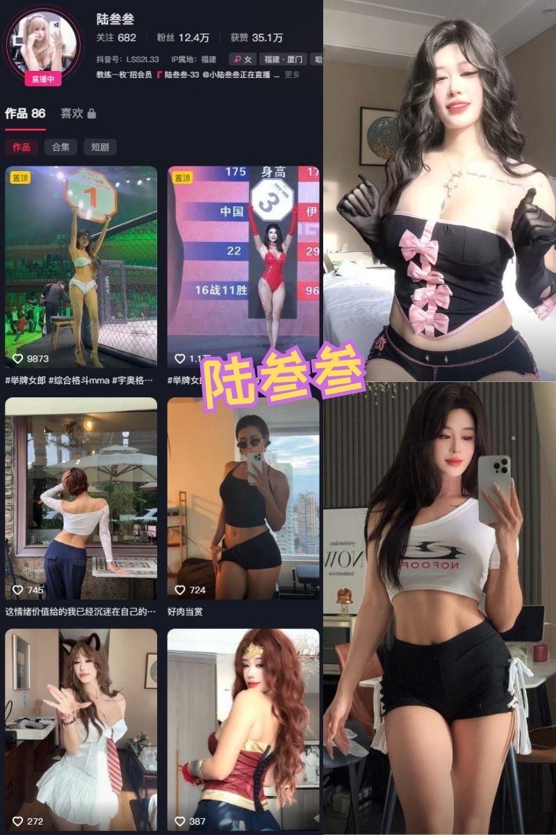 陆叁叁/叁叁乐园 腰配俏蜜桃微密圈写真资源及日常图集下载